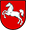 Das Landeswappen von Niedersachsen