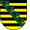 Das Landeswappen von Sachsen
